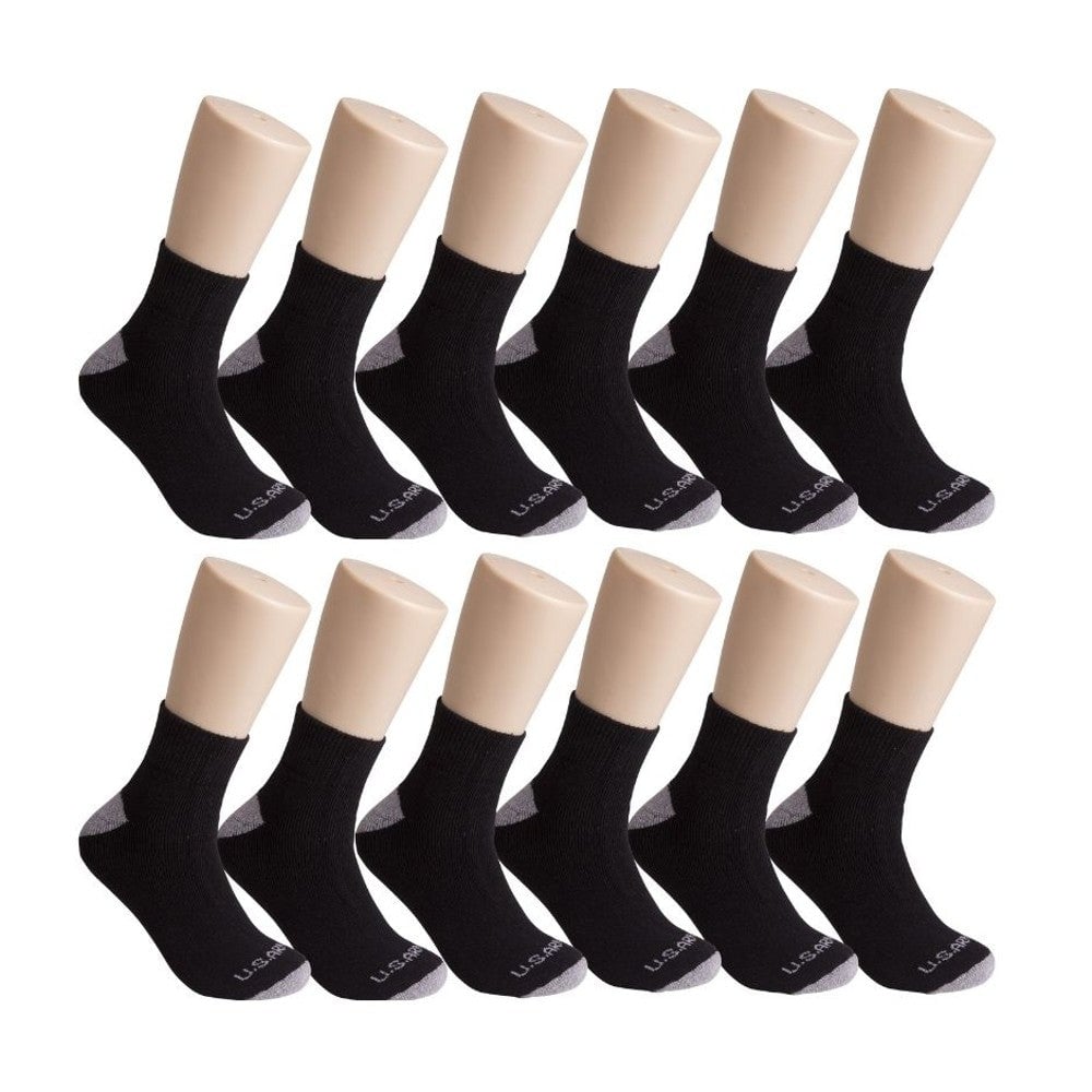 12-Pairs: U.S. ARMY Tri-Blend Socks Image 4