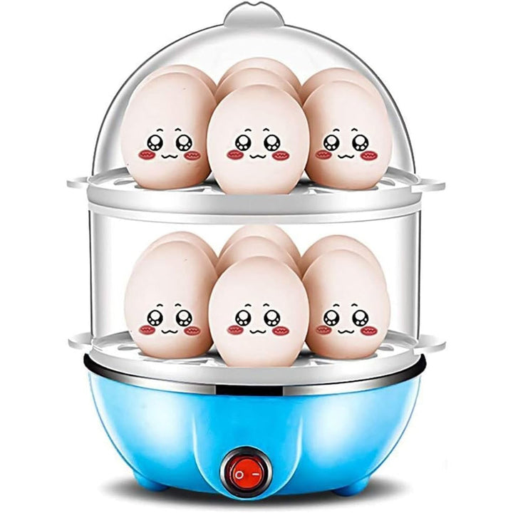 14-Egg Electric Rapid Egg Steam Bun Cooker Image 2