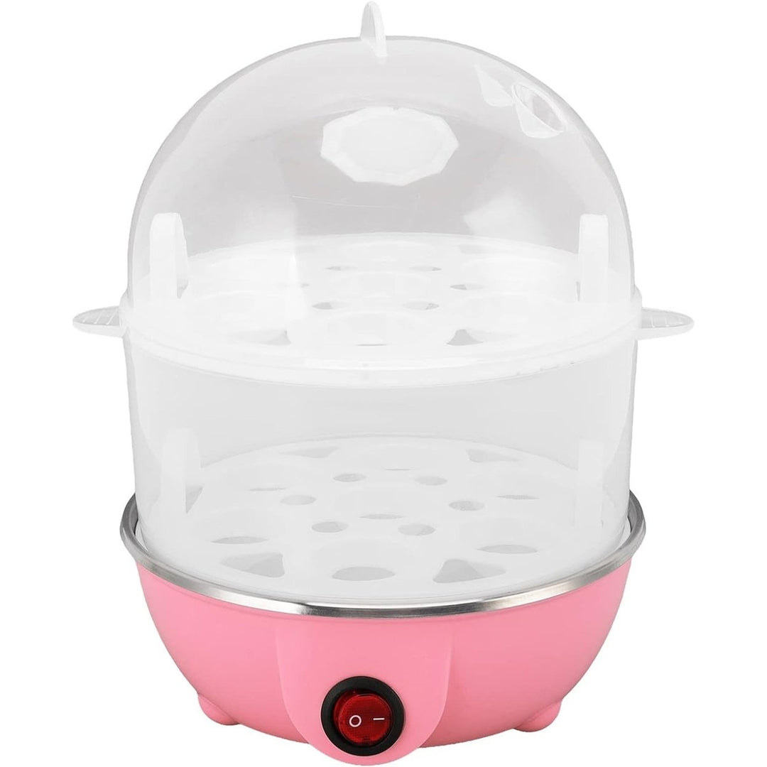 14-Egg Electric Rapid Egg Steam Bun Cooker Image 1