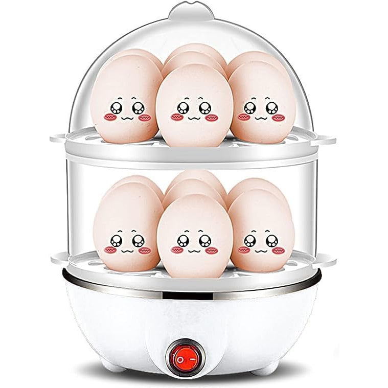 14-Egg Electric Rapid Egg Steam Bun Cooker Image 4