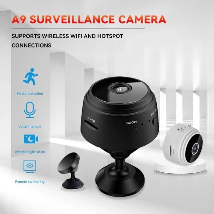 2-Pack: A9 Mini Camera HD 720P 2.4G Wifi IP Camera Image 3