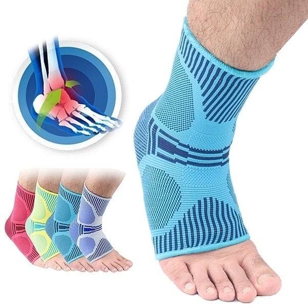 2-Pack: Ankle Support Brace Compression Breathable Image 1