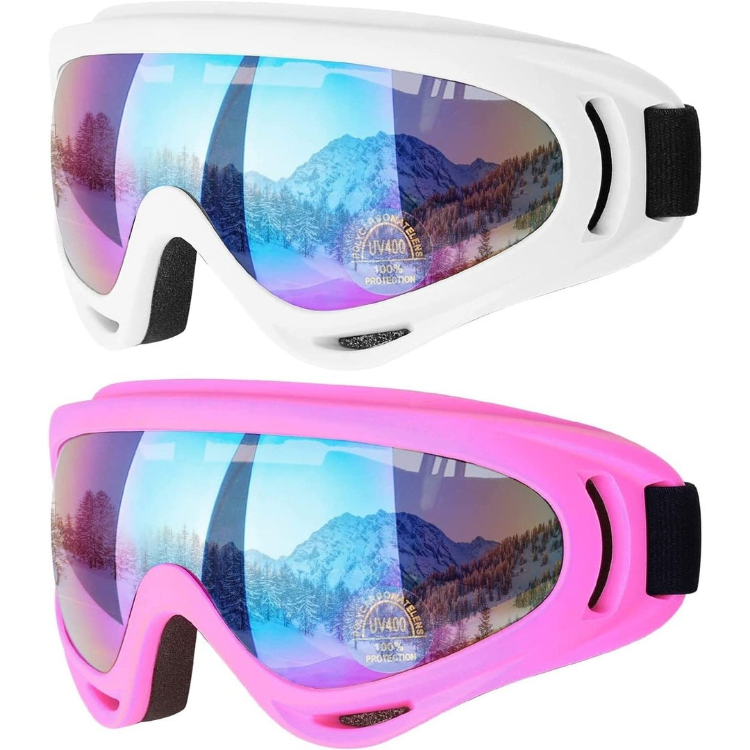 2-Pack: Anti-Scratch Dustproof Sports Goggles Image 3