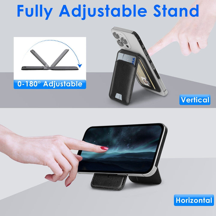 2-in-1 Magnetic Card Wallet Phone Stand Image 10