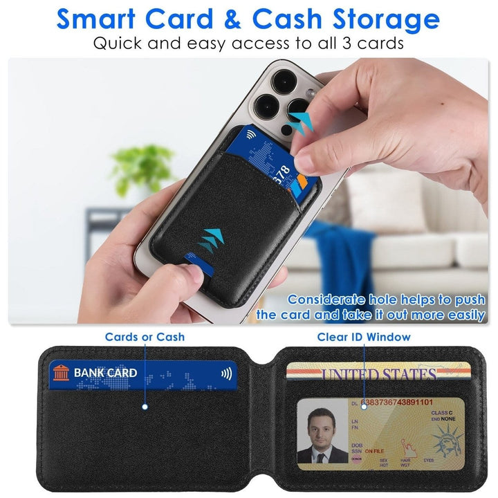 2-in-1 Magnetic Card Wallet Phone Stand Image 12