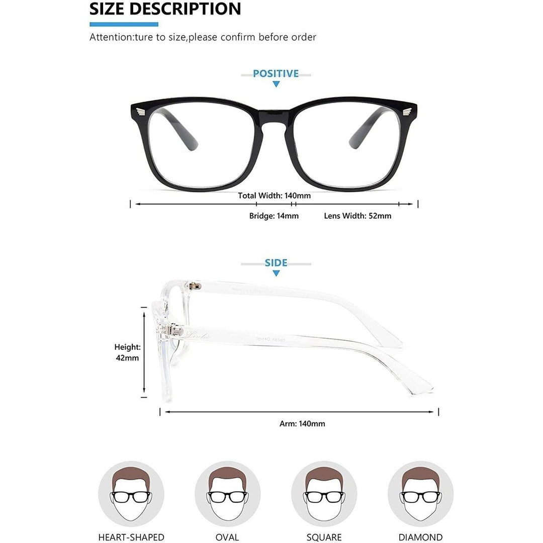 2-Pack: Blue Light Blocking Glasses Image 3