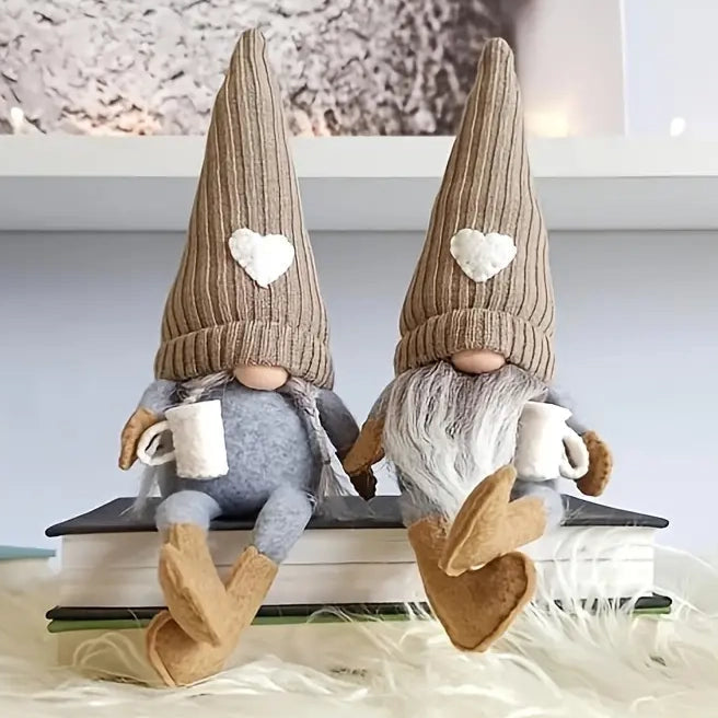 2-Pack: Coffee Gnome Plush Doll Image 4