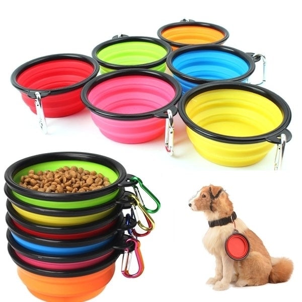 2-Pack: Collapsible Food Water Travel Bowl Image 12