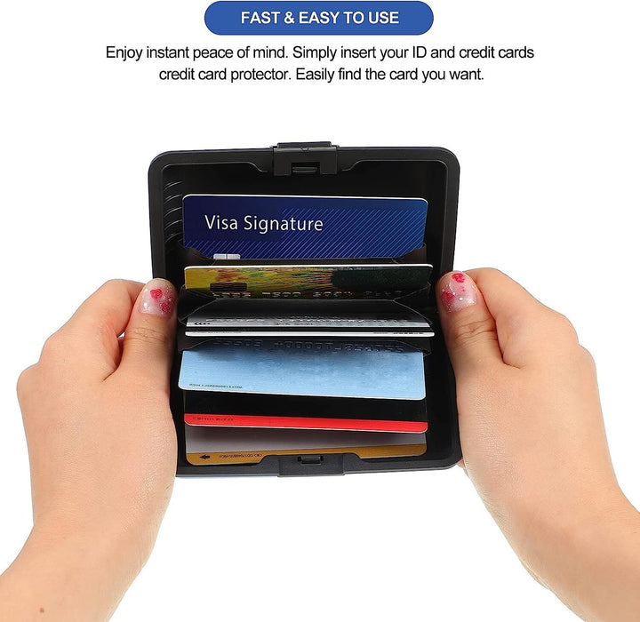 2-Pack: Credit Card Holder Slim Mini RFID Blocking Image 4