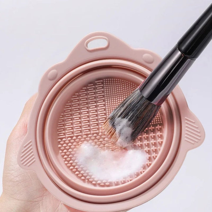 2-Pack: Silicone Foldable Makeup Brush Cleaning Pad Image 7