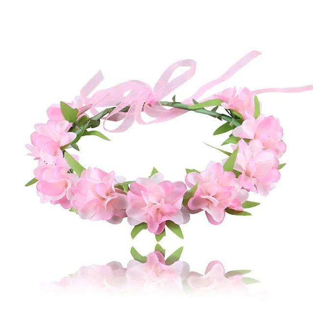 2-Pack: Girls Floral Style Polyester Hair Accessories Image 4