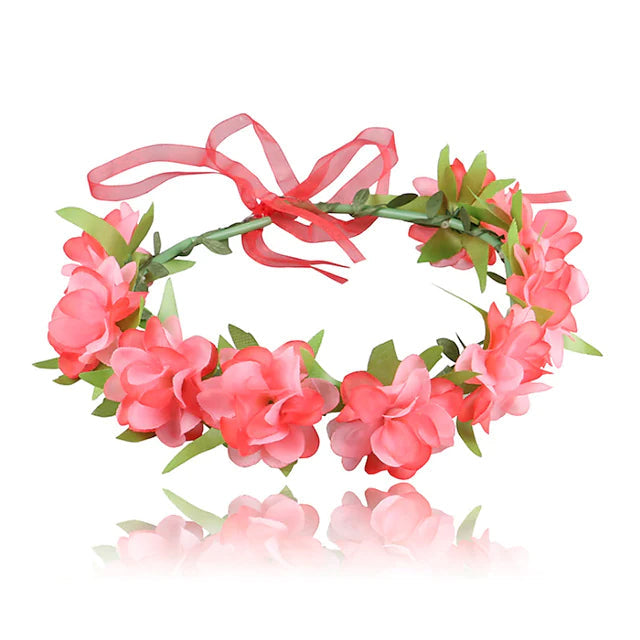 2-Pack: Girls Floral Style Polyester Hair Accessories Image 6