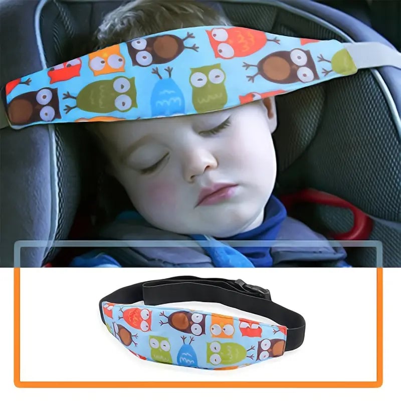 2-Pack: Kids Safety Head Support Band and Toddler Car Seat Neck Relief Image 1