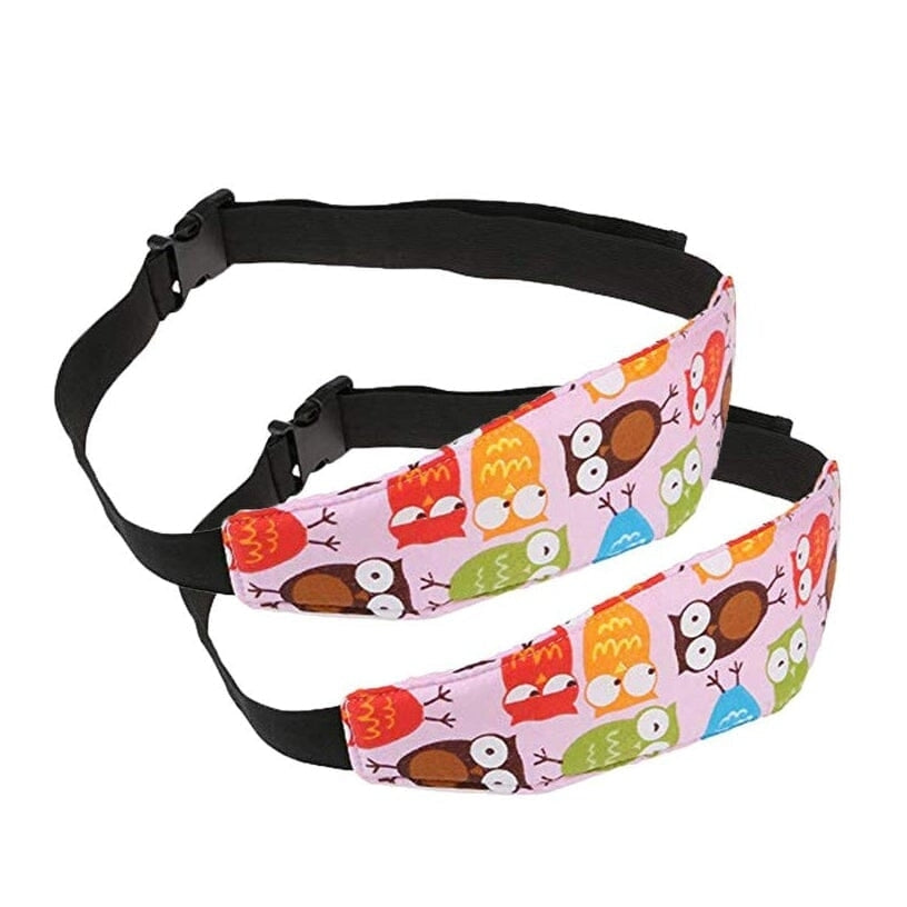 2-Pack: Kids Safety Head Support Band and Toddler Car Seat Neck Relief Image 2