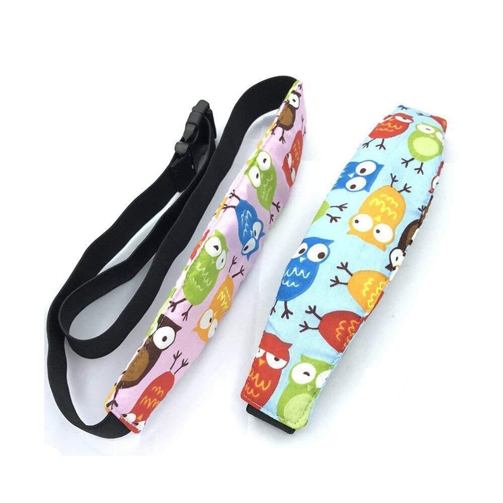 2-Pack: Kids Safety Head Support Band and Toddler Car Seat Neck Relief Image 4