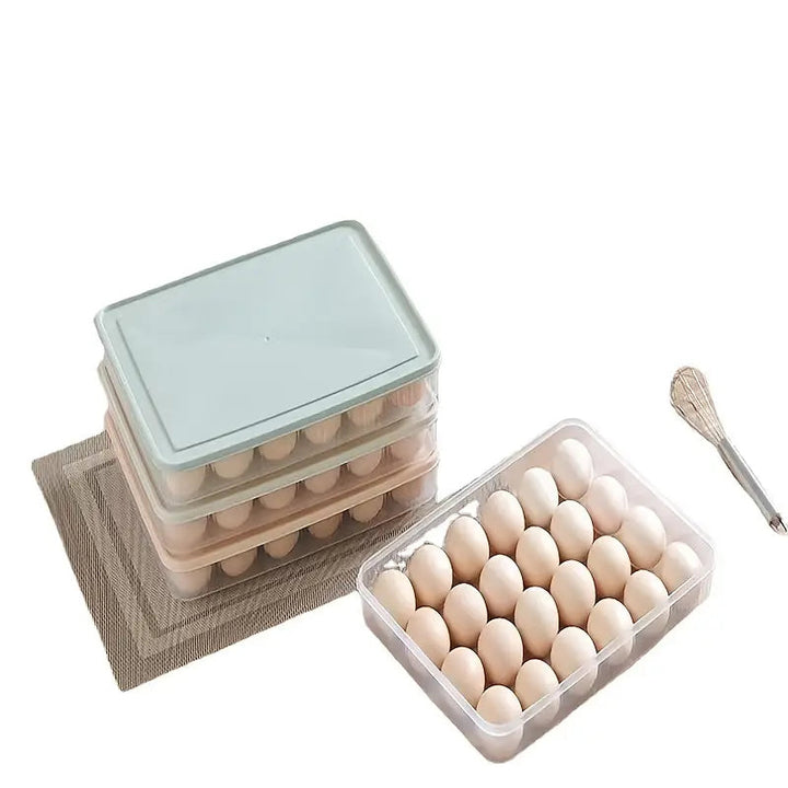 2-Pack: Refrigerator Egg Box Food Preservation Image 4