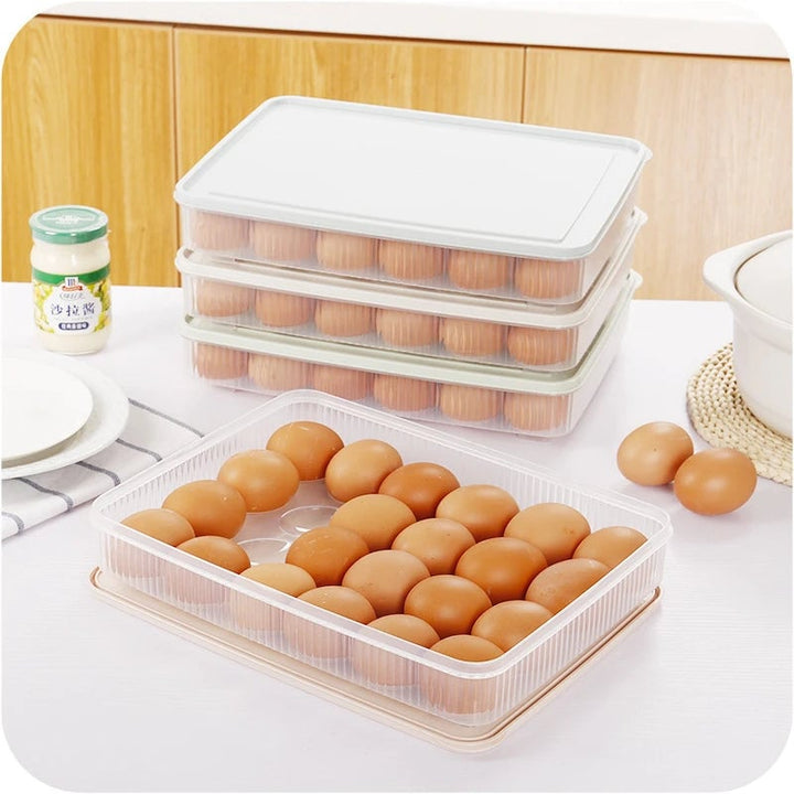 2-Pack: Refrigerator Egg Box Food Preservation Image 7