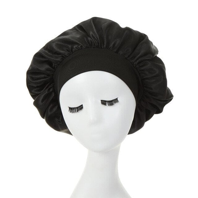 2-Pack: Satin Sleep Bonnet for Curly Hair Image 1