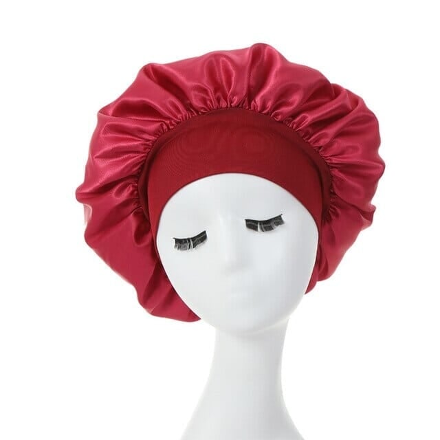 2-Pack: Satin Sleep Bonnet for Curly Hair Image 3