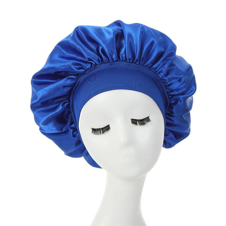 2-Pack: Satin Sleep Bonnet for Curly Hair Image 6