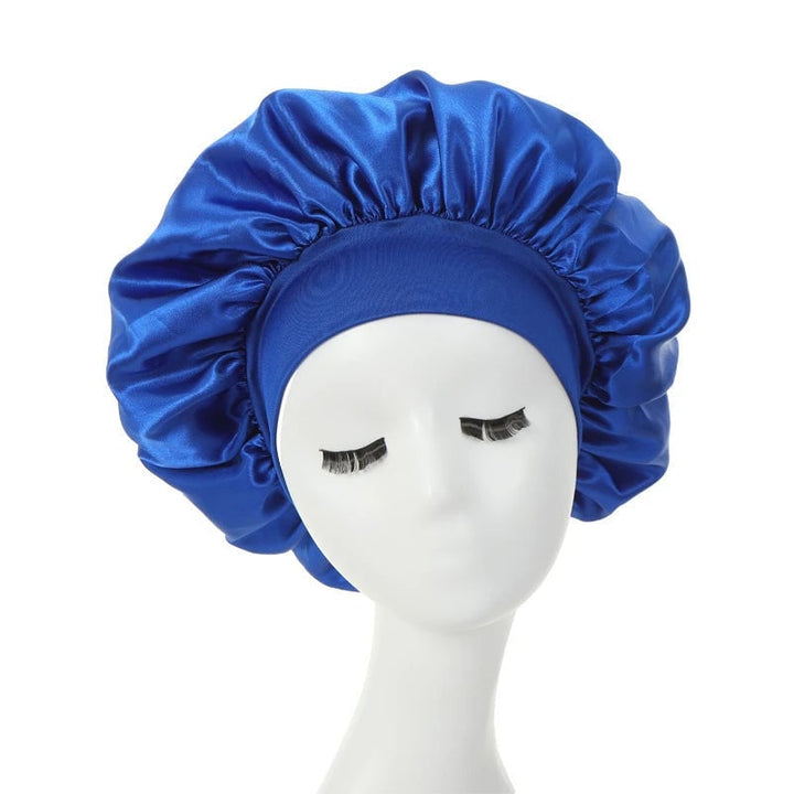 2-Pack: Satin Sleep Bonnet for Curly Hair Image 1