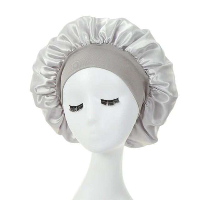 2-Pack: Satin Sleep Bonnet for Curly Hair Image 7