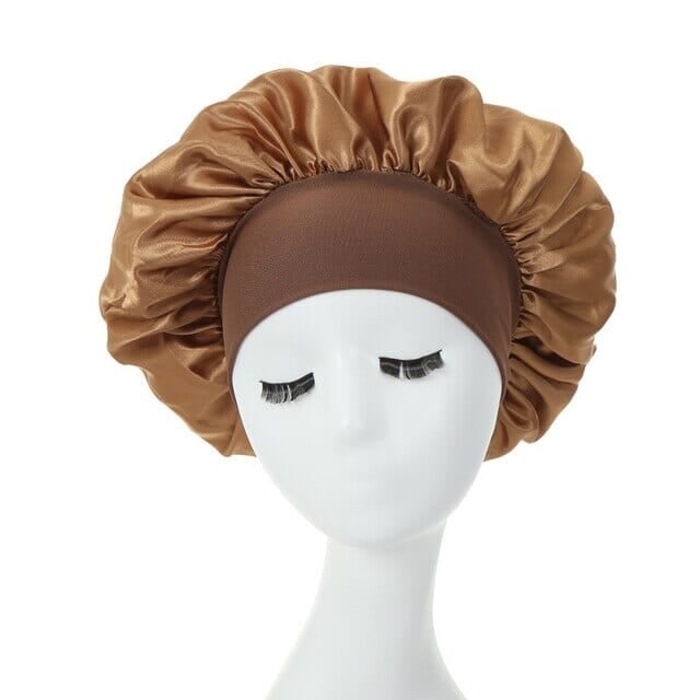 2-Pack: Satin Sleep Bonnet for Curly Hair Image 8