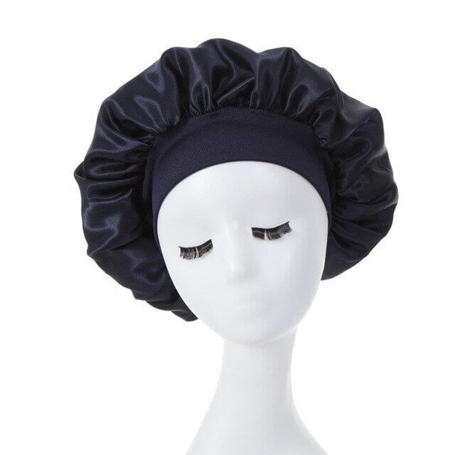 2-Pack: Satin Sleep Bonnet for Curly Hair Image 9