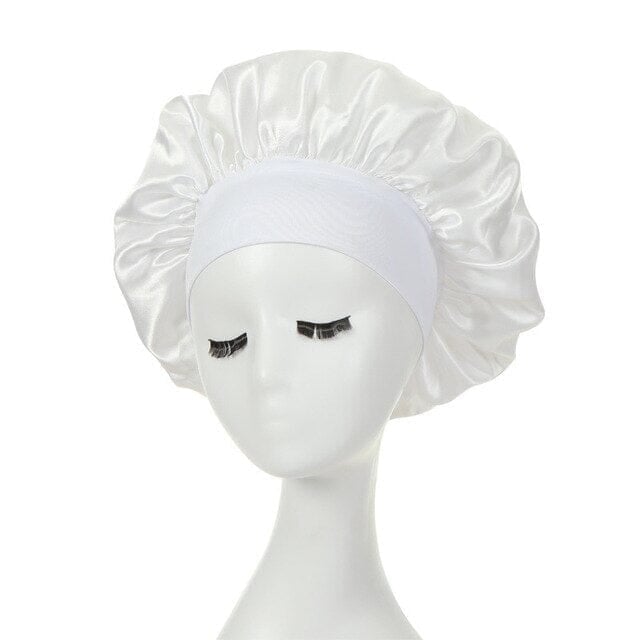 2-Pack: Satin Sleep Bonnet for Curly Hair Image 11