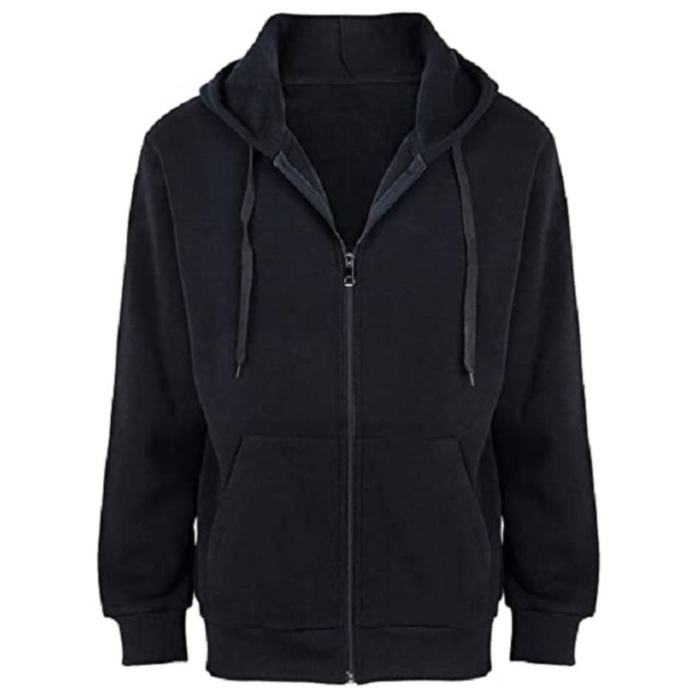 2-Pack: Mens Fleece Cotton Blend Full-Zip Hoodie Image 2