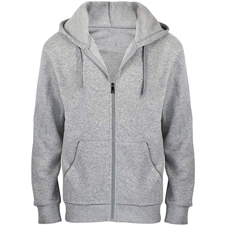 2-Pack: Mens Fleece Full-Zip Hoodies Image 4