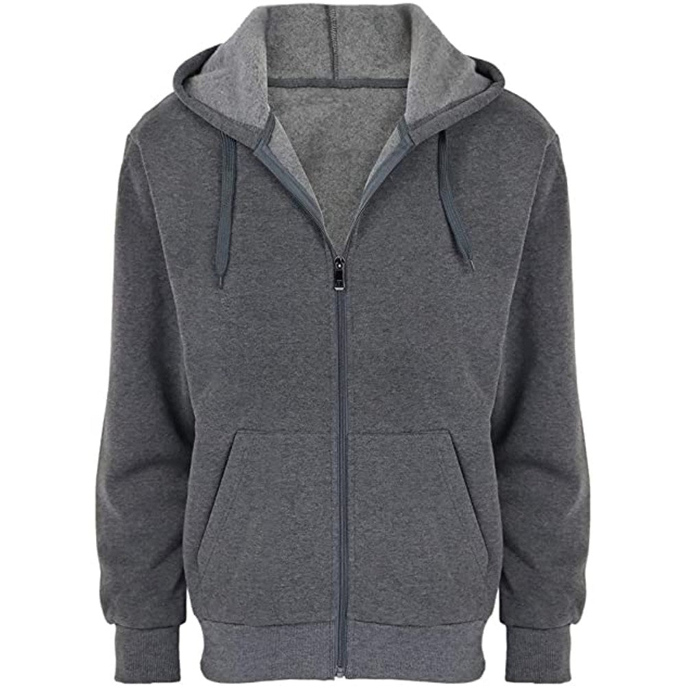 2-Pack: Mens Fleece Full-Zip Hoodies Image 4