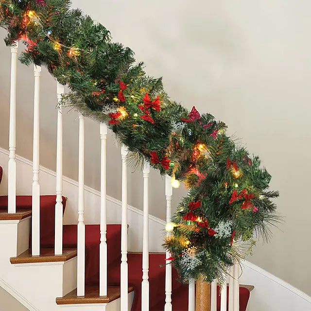 2.7 Meter Christmas Rattan Garland Decorative Image 10