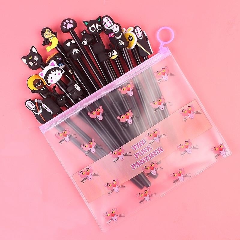 20-Piece: Cute Gel Cartoon Pen Set Image 1