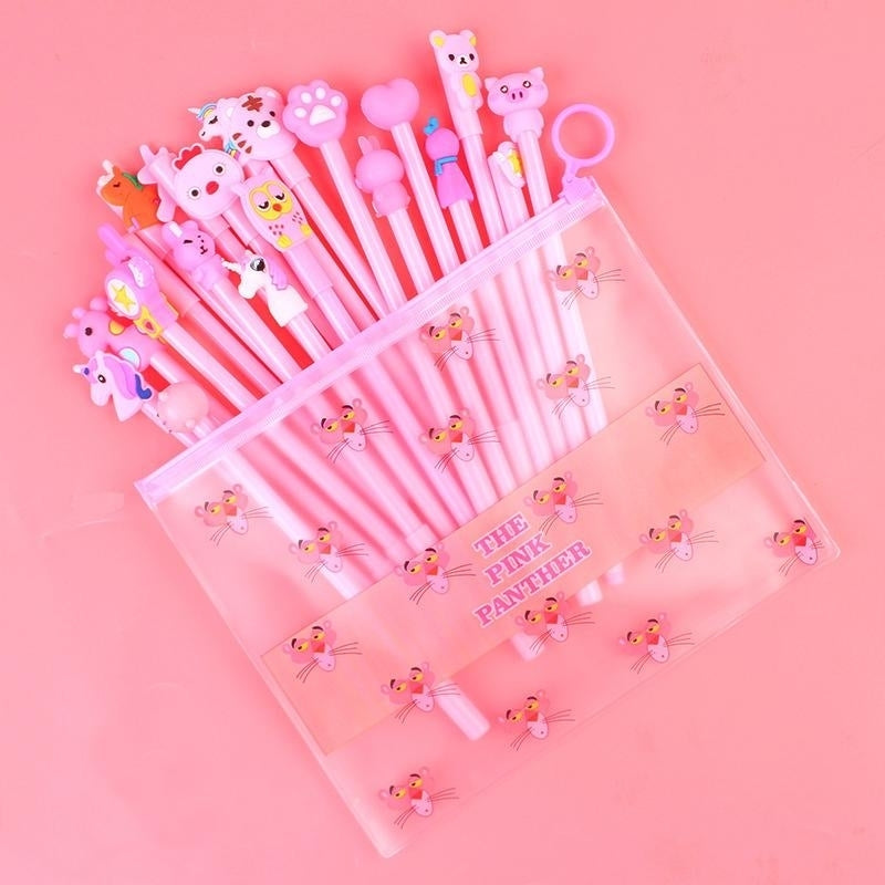 20-Piece: Cute Gel Cartoon Pen Set Image 4