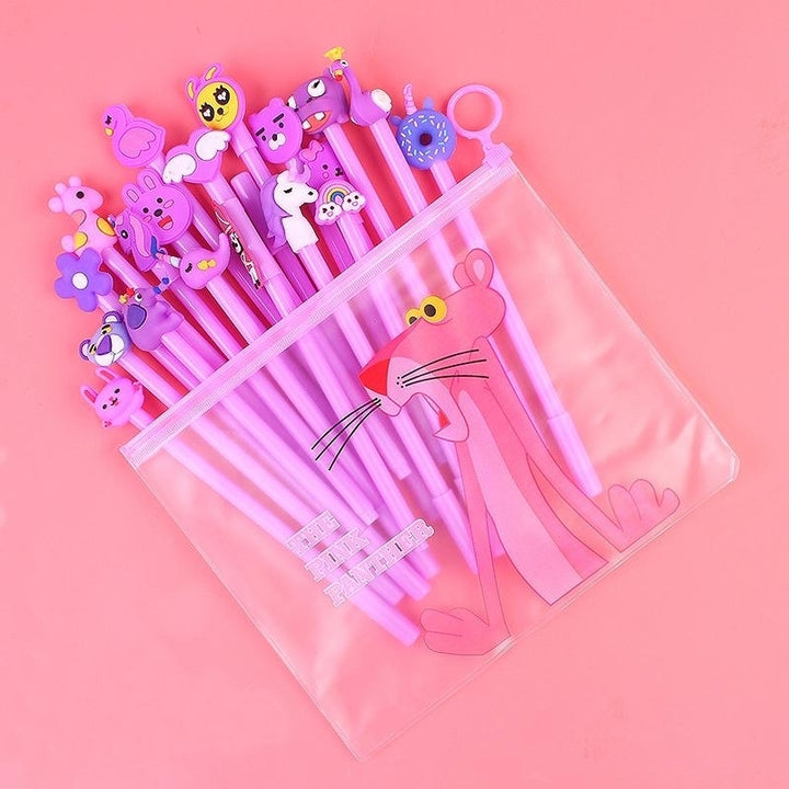 20-Piece: Cute Gel Cartoon Pen Set Image 4