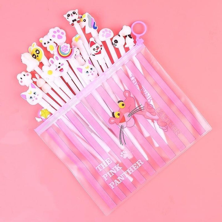 20-Piece: Cute Gel Cartoon Pen Set Image 6