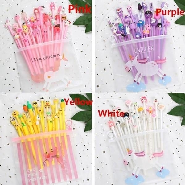 20-Piece: Cute Gel Cartoon Pen Set Image 11