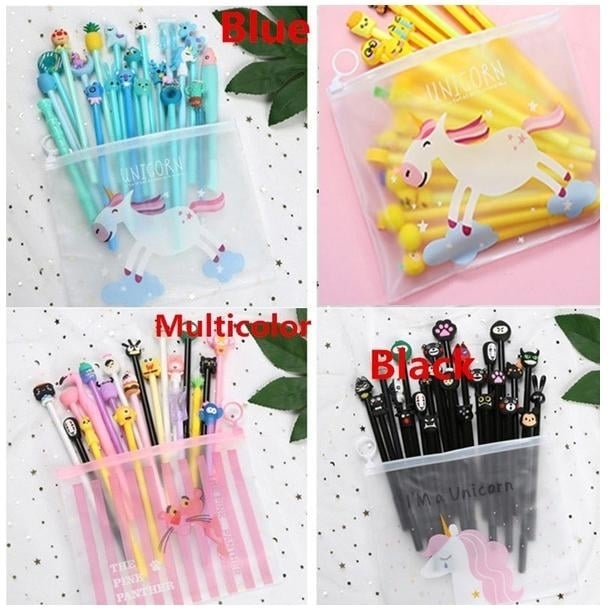 20-Piece: Cute Gel Cartoon Pen Set Image 12