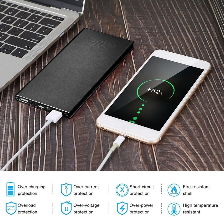 20000mAh Power Bank Ultra Thin External Battery Pack Image 6