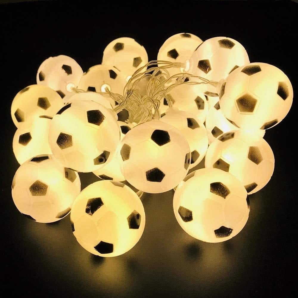 2022 World Cup Decor String Lights Soccer Image 4