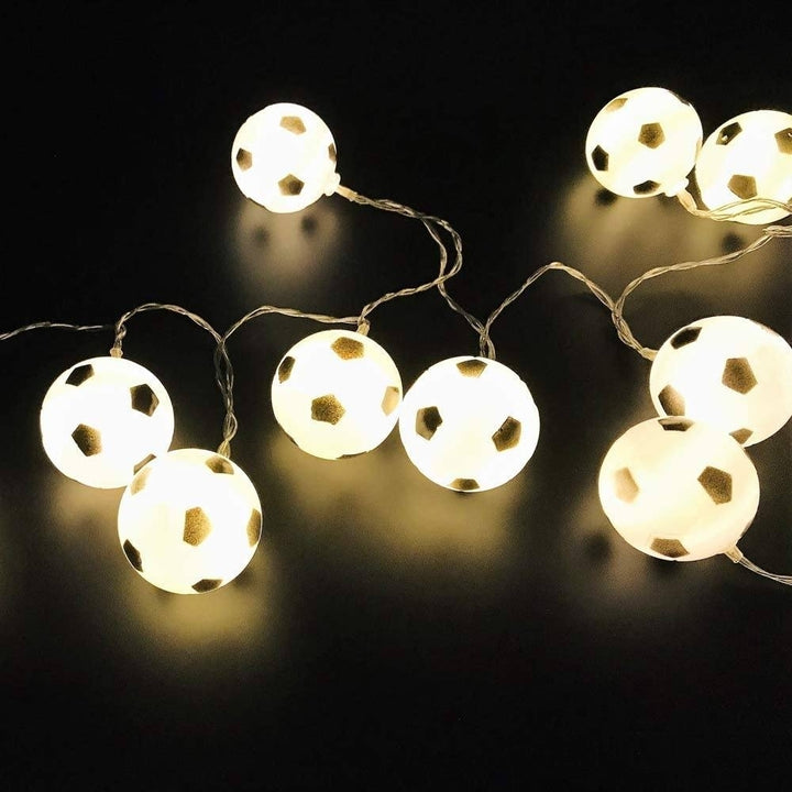 2022 World Cup Decor String Lights Soccer Image 6