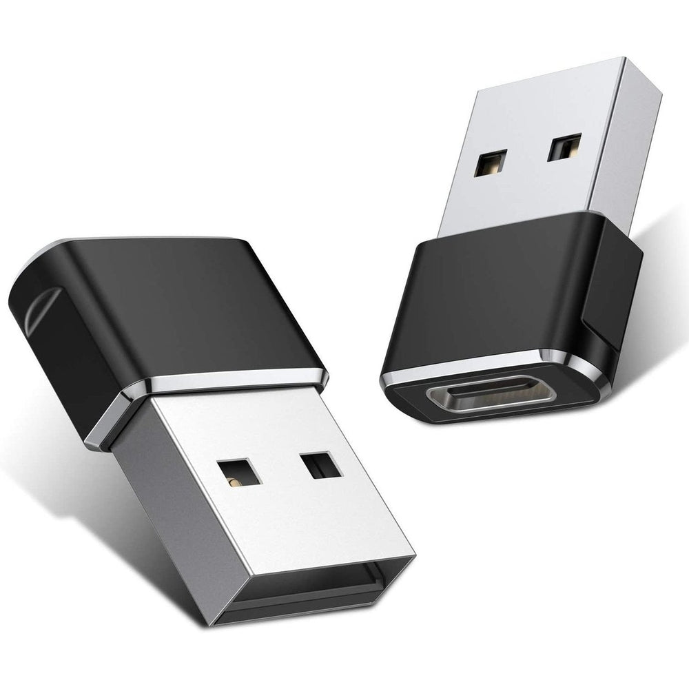 2-Pack: USB C Female to USB Male Adapter Image 2