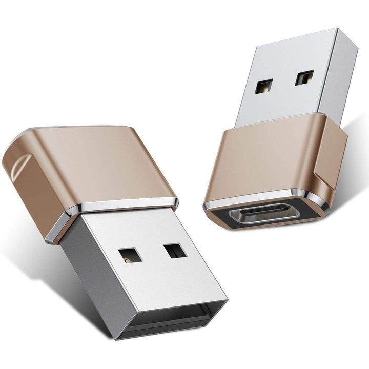 2-Pack: USB C Female to USB Male Adapter Image 4