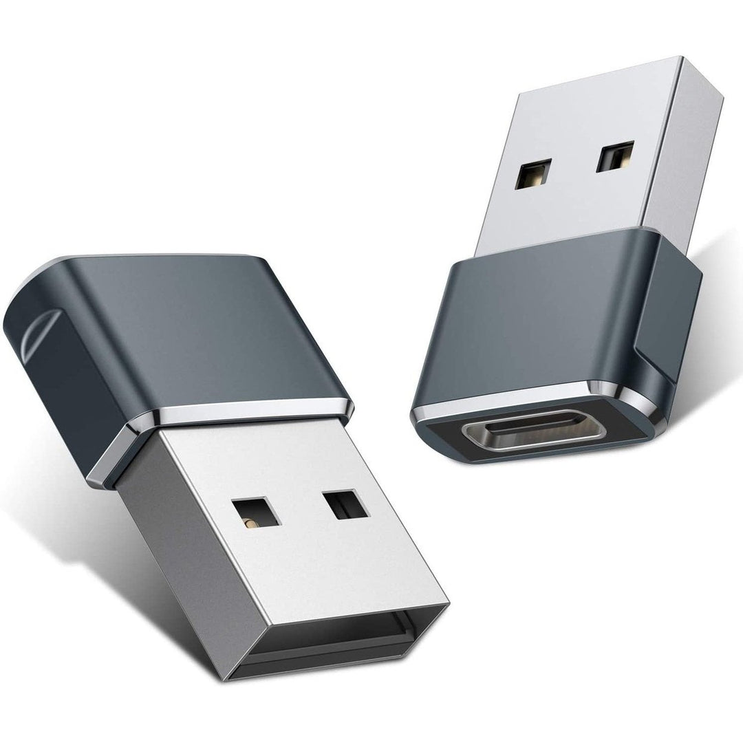 2-Pack: USB C Female to USB Male Adapter Image 4