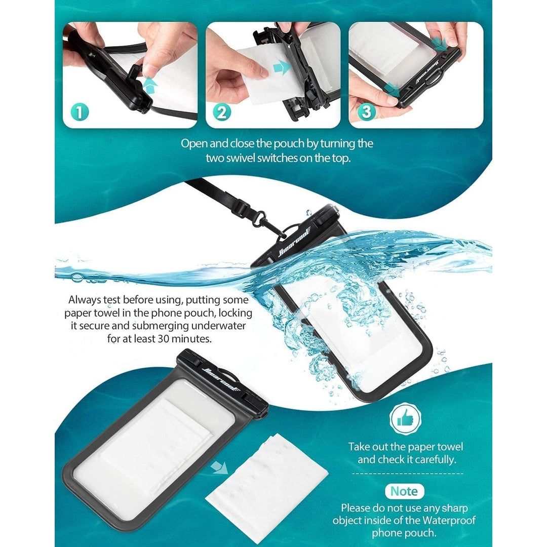 2-Pack: Universal Mobile Phone Waterproof Case Image 6