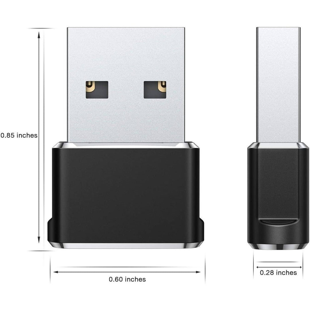 2-Pack: USB C Female to USB Male Adapter Image 11