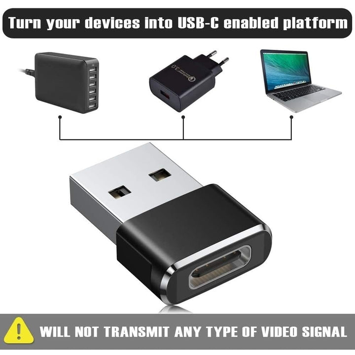 2-Pack: USB C Female to USB Male Adapter Image 12