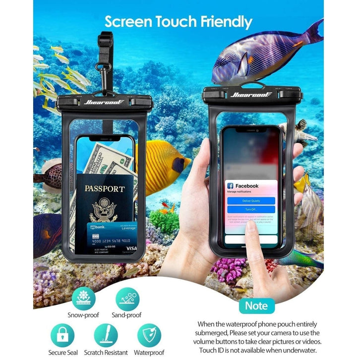 2-Pack: Universal Mobile Phone Waterproof Case Image 7