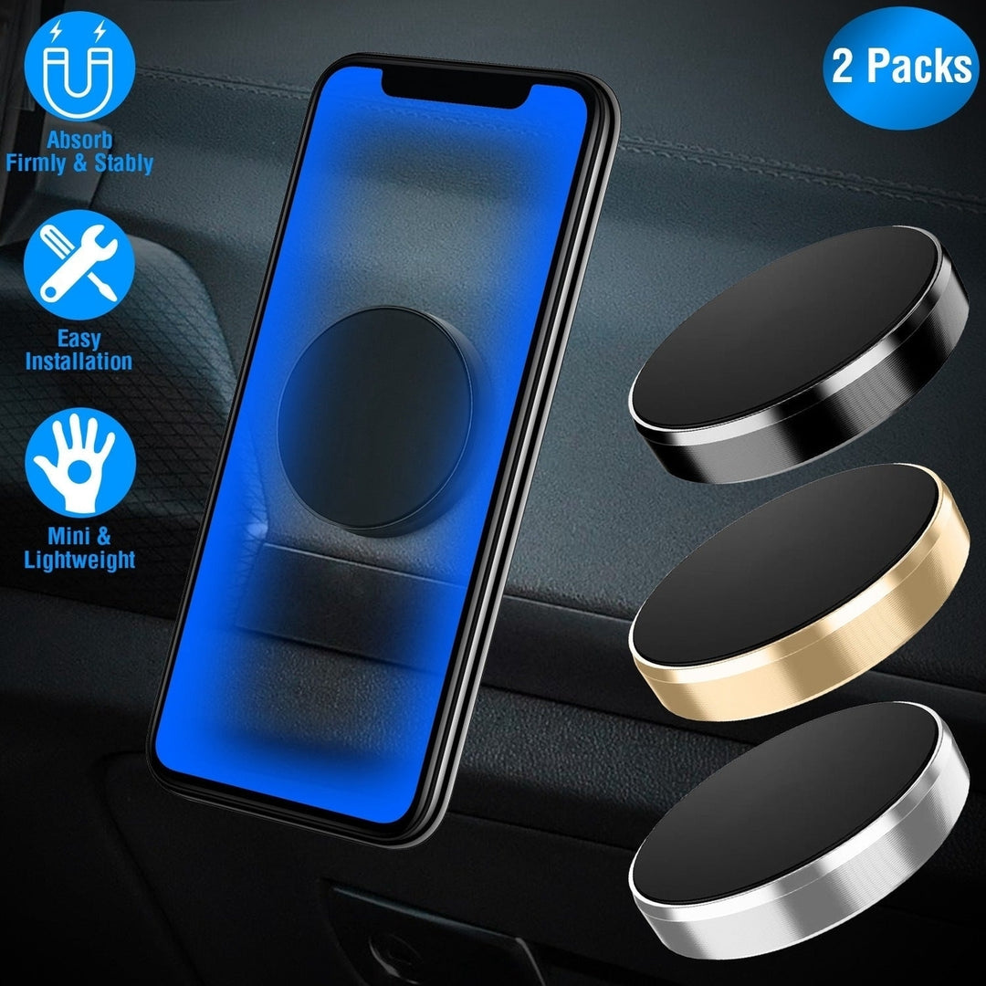 2-Pack: Universal Magnetic Car Mounts Dashboard Image 9